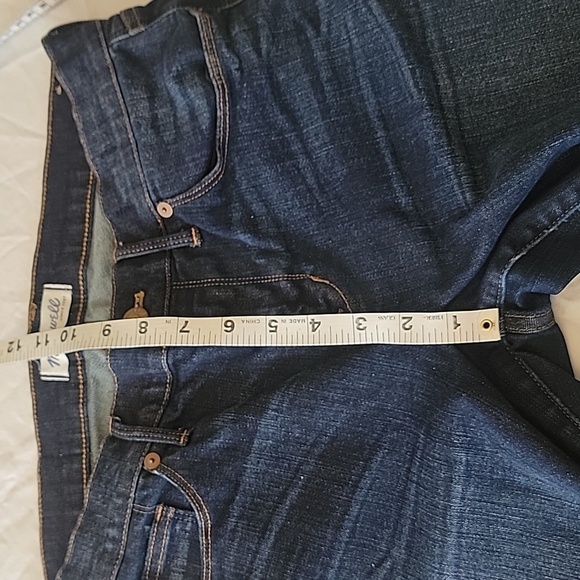 Madewell Size 29 Dark Wash Skinny Skinny Crop Jean, Excellent Used Condition - Picture 5 of 12